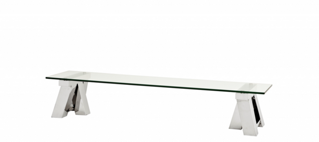 Art Deco Luxus Couchtisch 190 x 45 x H. 36 cm - Wohnzimmer Salon Tisch - Wohnzimmer Tisch Möbel