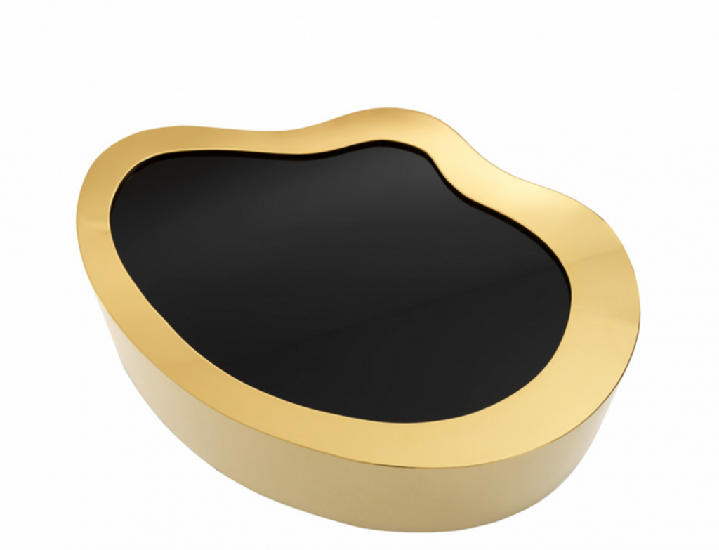 Art Deco Luxus Couchtisch Gold 110 x 76 x H. 38 cm - Wohnzimmer Salon Tisch - Limited Edition