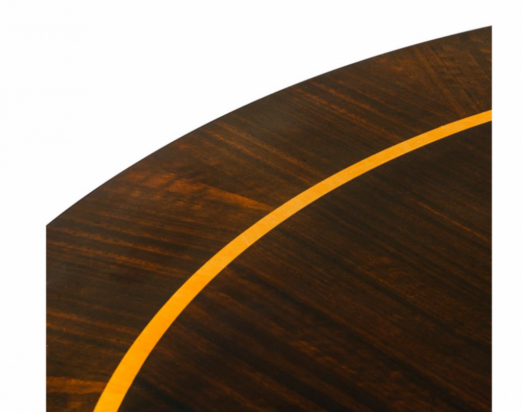 Art Deco Luxus Couchtisch Durchmesser 100 x H. 38 cm - Wohnzimmer Salon Tisch - Hotel Tisch Möbel