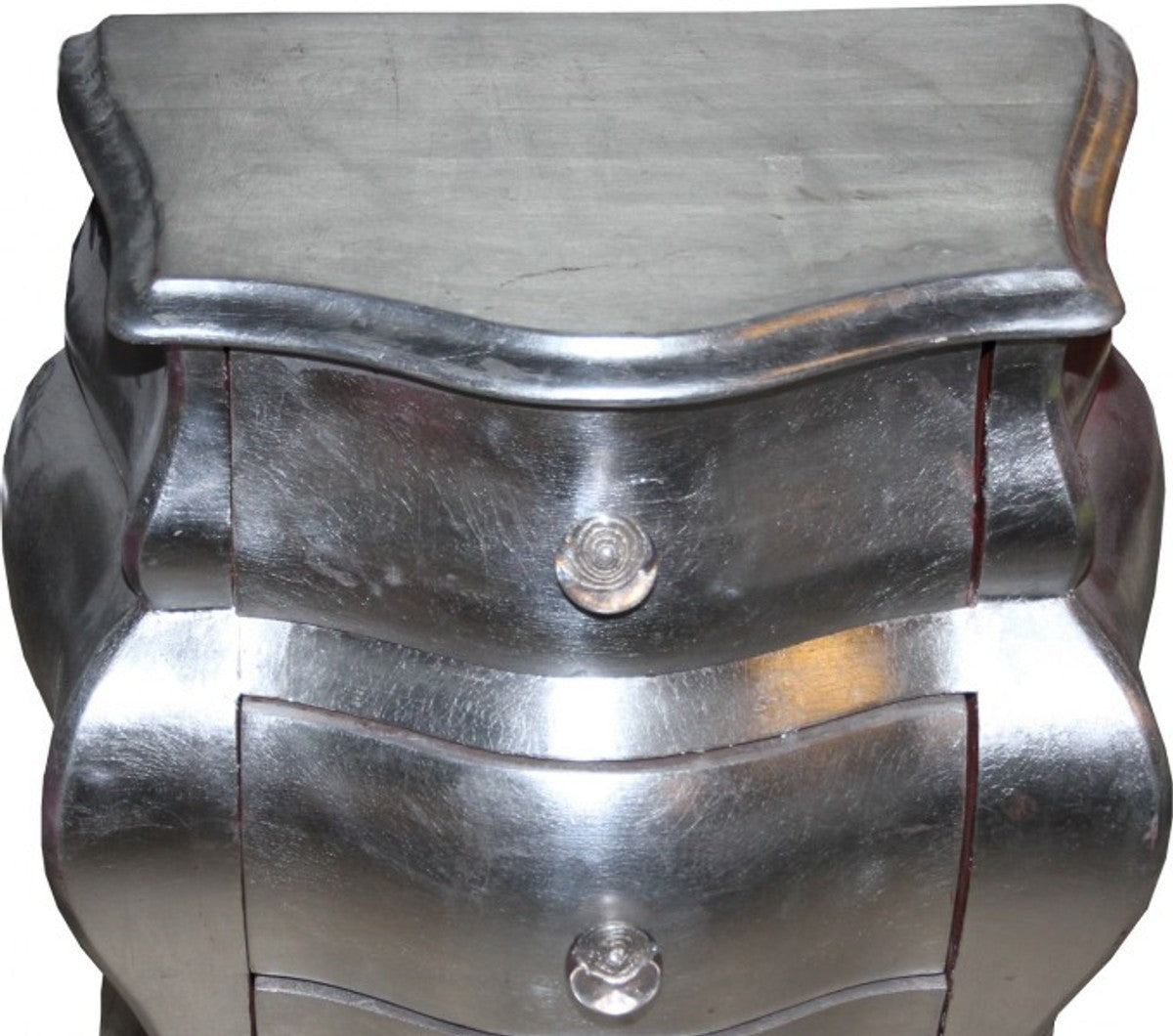 Barock Kommode Silber 53 x 36 x 71.5 cm
