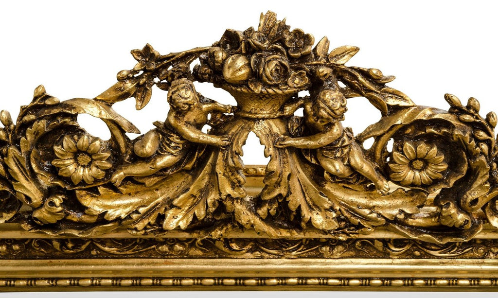 Antik Stil Wandspiegel Gold 142 x H. 100 cm - Barock Möbel