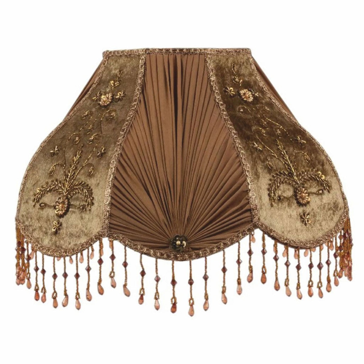 Barock Lampenschirm Braun 22 cm - Barock Deko Accessoires