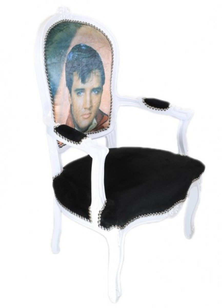 Barock Salon Stuhl Elvis Presley - Barock Antik Stil Möbel