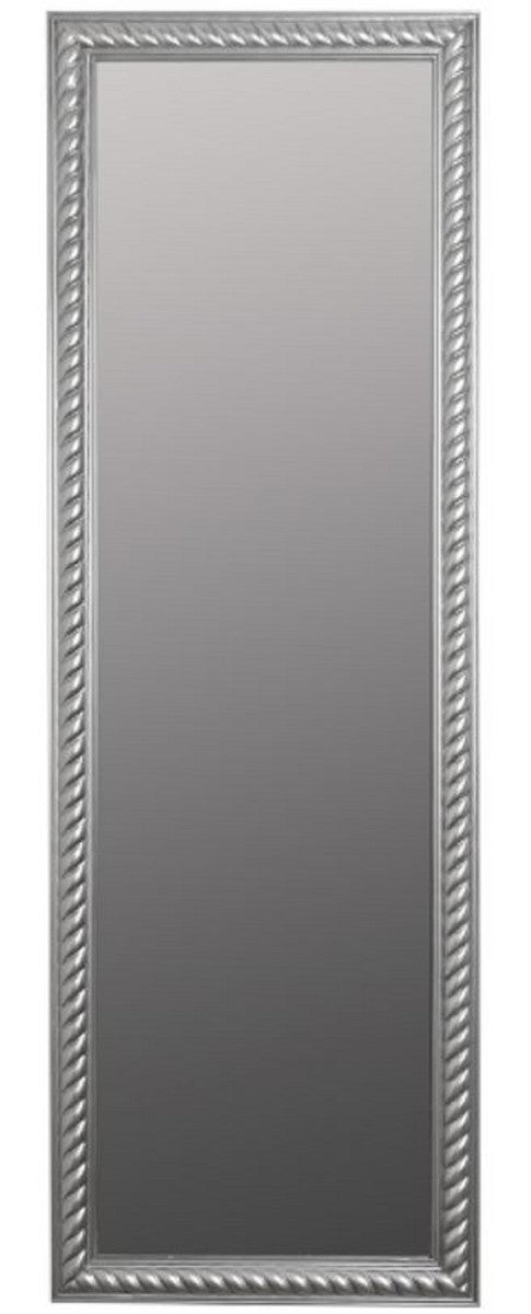 Barock Spiegel / Wandspiegel Antik Silber 62 x H. 187 cm - Barockmöbel
