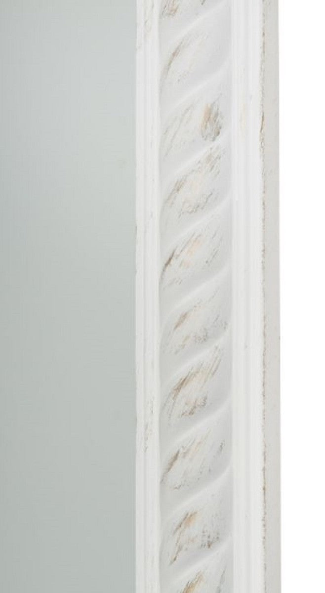 Barock Wandspiegel Antik Weiß / Gold 62 x H. 187 cm - Barock Spiegel