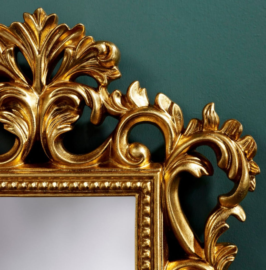 Barock Wandspiegel Gold 40 x H. 50 cm - Barockstil Möbel