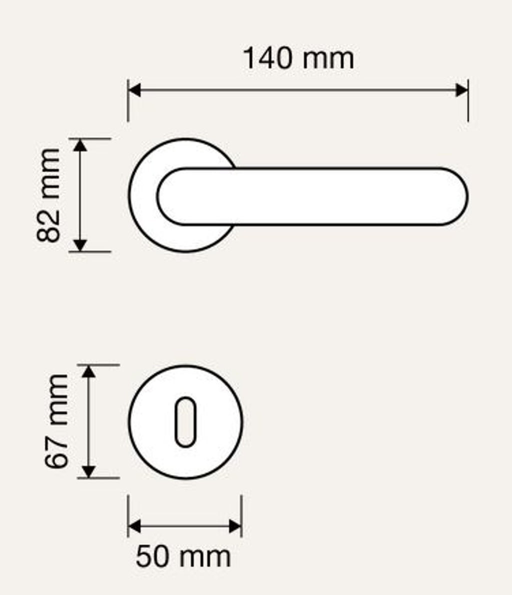 Barock Türklinken Set Französisches Gold 14 x H. 8,2 cm - Deko Accessoires im Barockstil