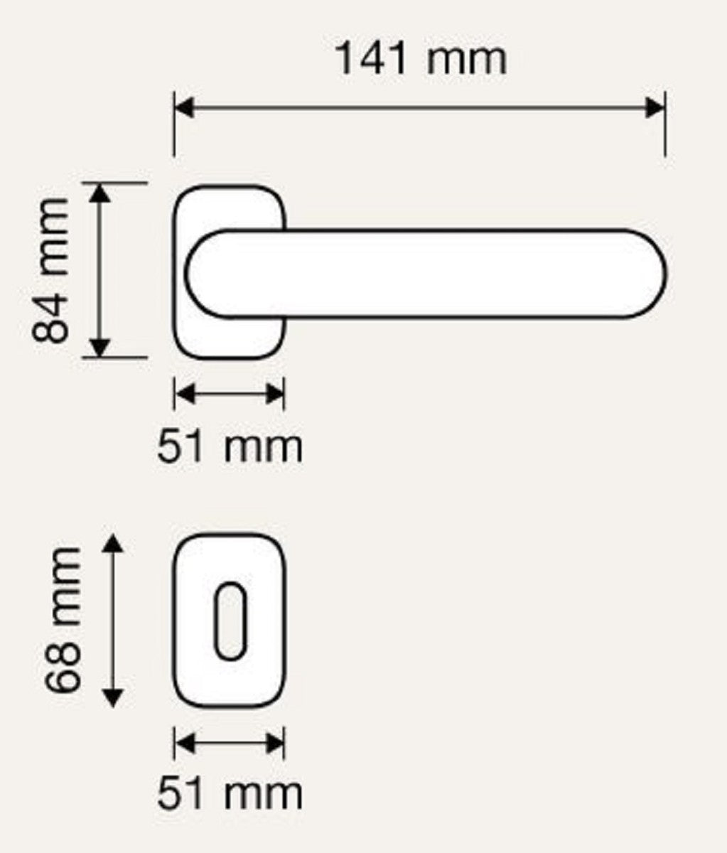 Barock Türklinken Set Messing Patiniert 14,1 x H. 8,4 cm - Barock Türgriffe