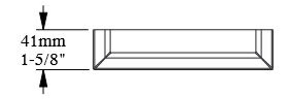 Barock Wanddeko Sockel Weiß 18,5 x 4,1 x H. 54,1 cm - Deko Zierelement Säulenfuß
