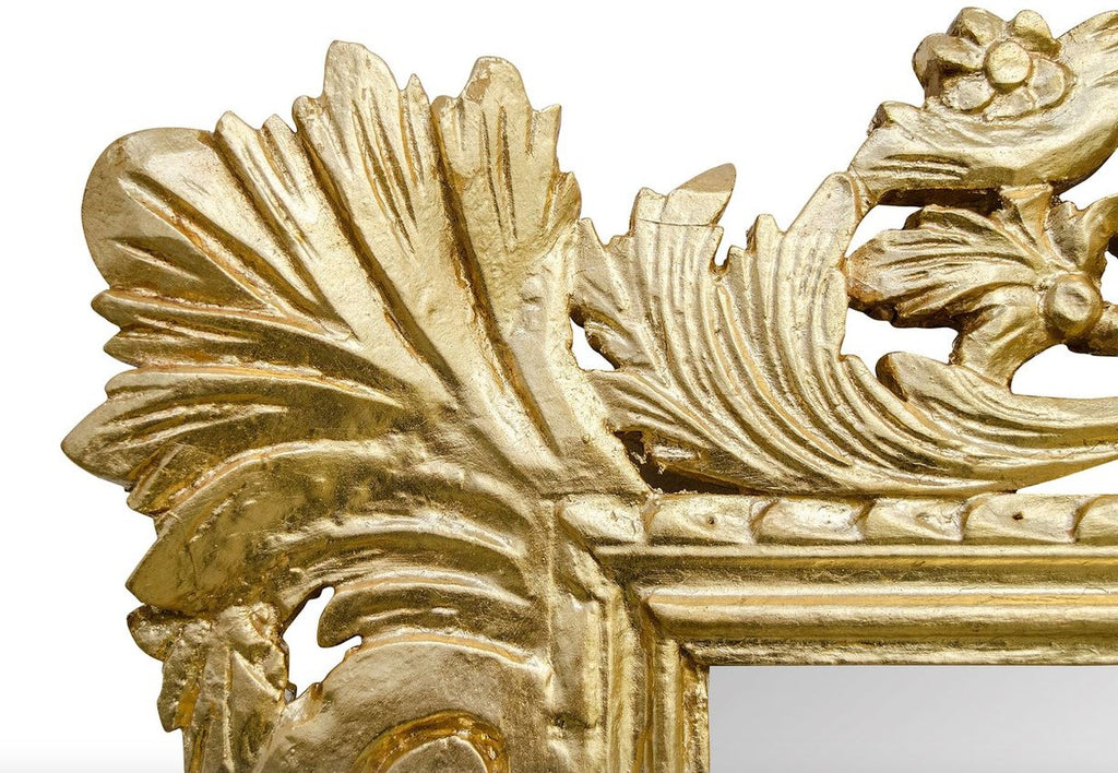 Barock Wandspiegel Gold 115 x H. 202 cm - Barockstil Spiegel Antik Stil Möbel