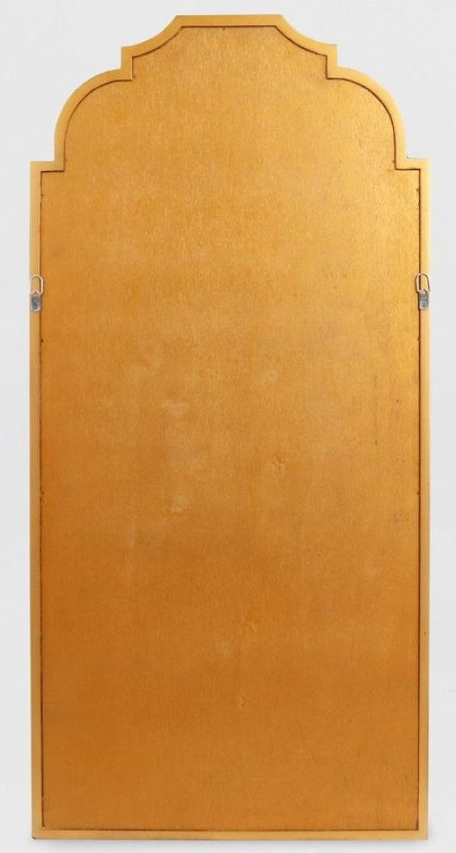 Barock Wandspiegel Gold 70 x 3 x H. 145 cm - Eleganter Barock Spiegel mit antikem Spiegelglas - Barock Möbel