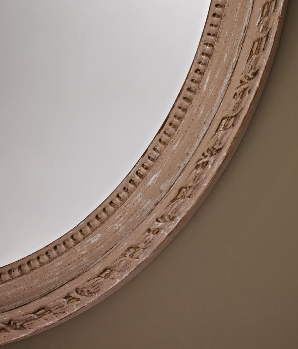 Barock Wohnzimmer Spiegel Beige 36,5 x H. 50 cm - Wohnzimmermöbel im Barockstil