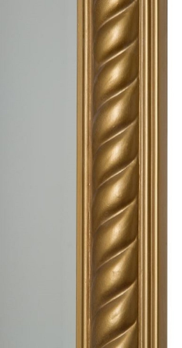Barock Wohnzimmer Spiegel / Wandspiegel Antik Gold 72 x H. 132 cm - Barockmöbel