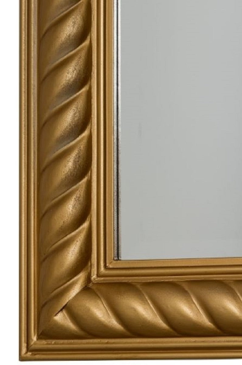 Barock Wohnzimmer Spiegel / Wandspiegel Antik Gold 72 x H. 132 cm - Barockmöbel