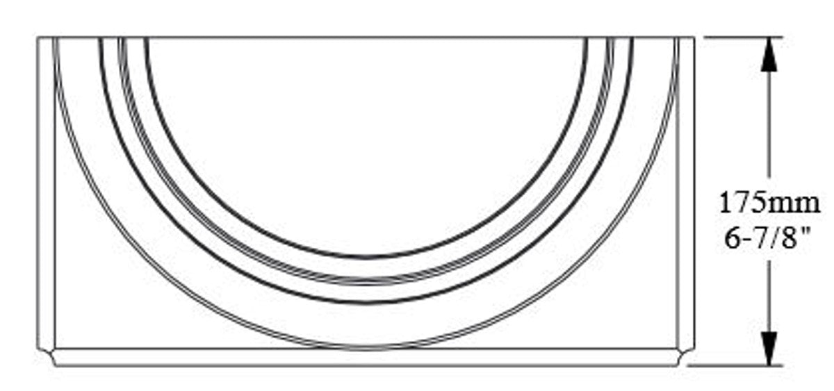Barock Zierelement Säulenfuß Sockel Weiß 35 x 17,5 x H. 57,5 cm - Prunkvolle Wanddeko - Barock Deko