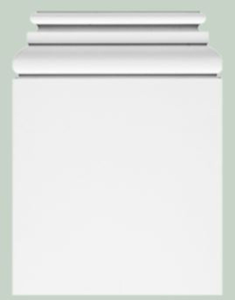 Barock Wanddeko Sockel Weiß 39 x 6,5 x H. 53,5 cm - Deko Zierelement Säulenfuß