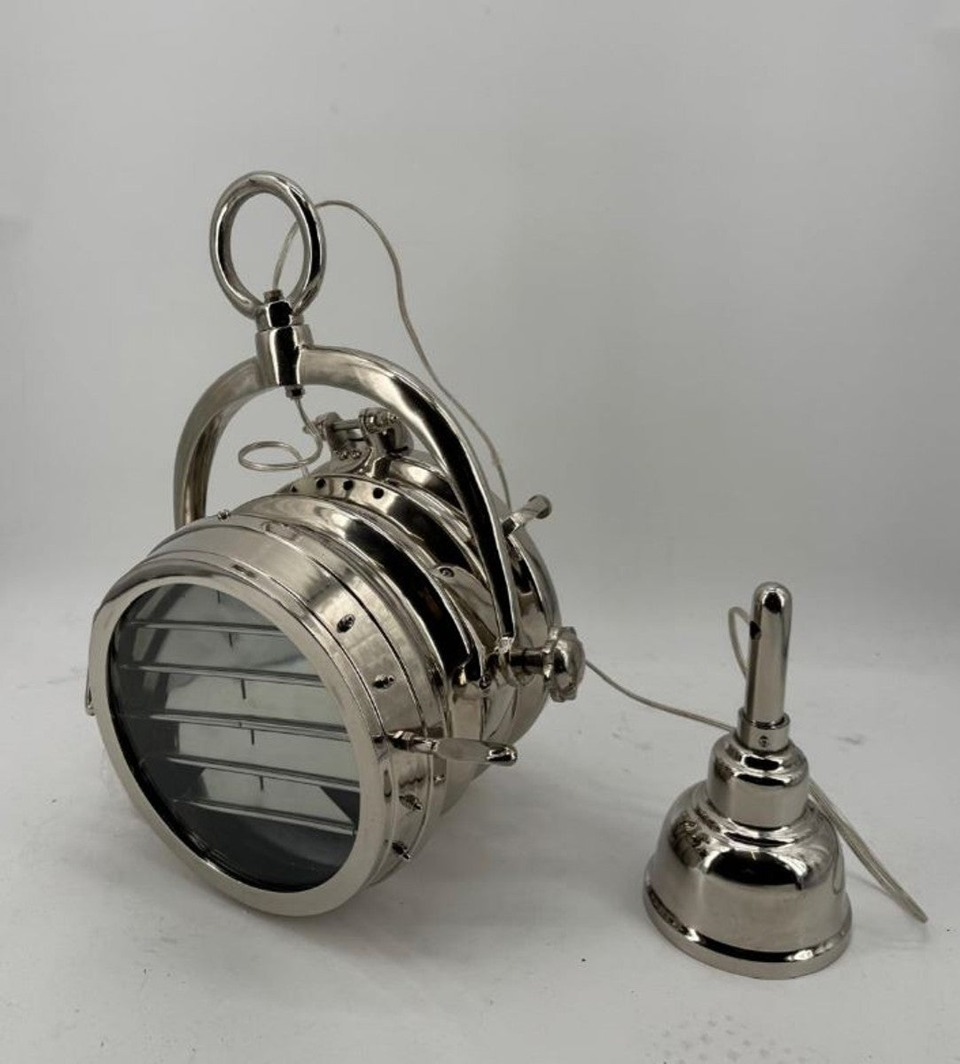 Hängeleuchte / Studioleuchte Silber - Metall Pendelleuchte