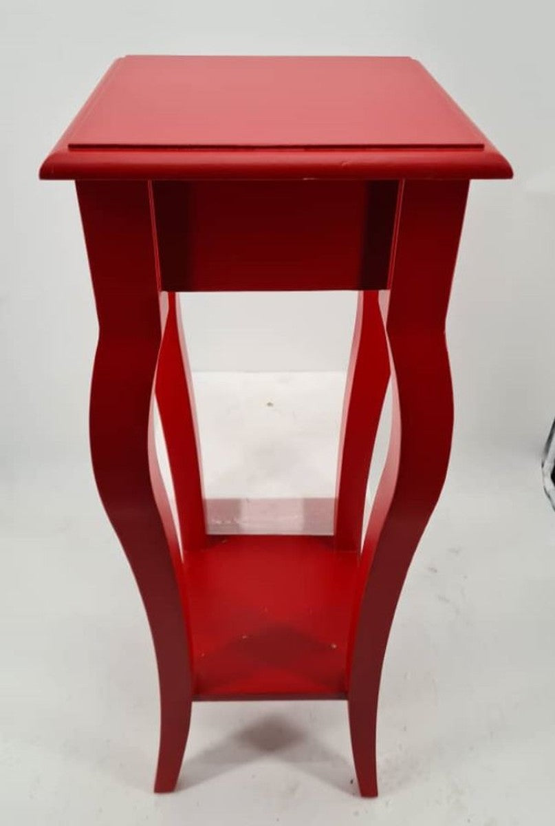Landhausstil Beistelltisch Rot H. 90 cm - Landhausstil Möbel