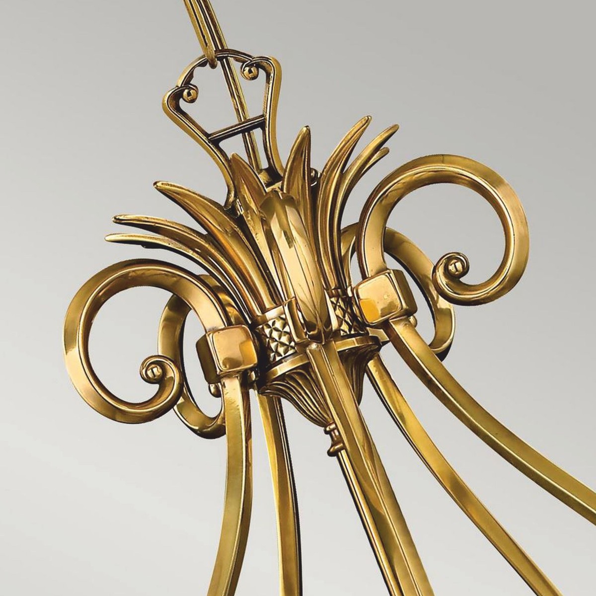 Luxus Barock Messing Kronleuchter Bronze Ø 56 x H. 62,2 cm