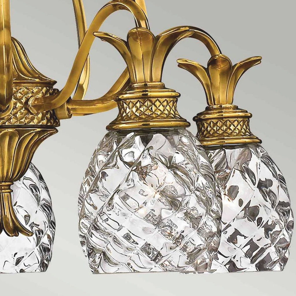 Luxus Barock Messing Kronleuchter Bronze Ø 56 x H. 62,2 cm