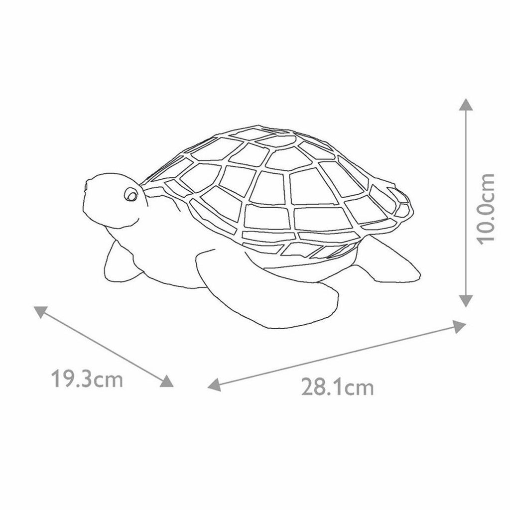 Luxus Tiffany LED Tischleuchte Schildkröte Bunt / Vintage Bronze