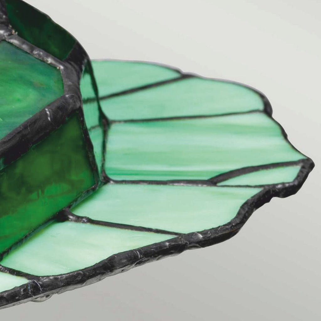 Luxus Tiffany LED Tischleuchte Frosch Grün - Tiffany Deko Leuchten