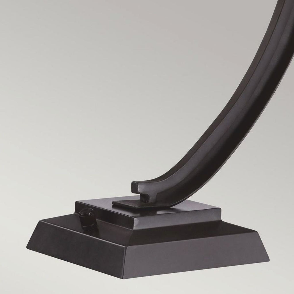 Luxus Tiffany Tischleuchte Creme / Bronze H. 54,8 cm - Tiffany Leuchten