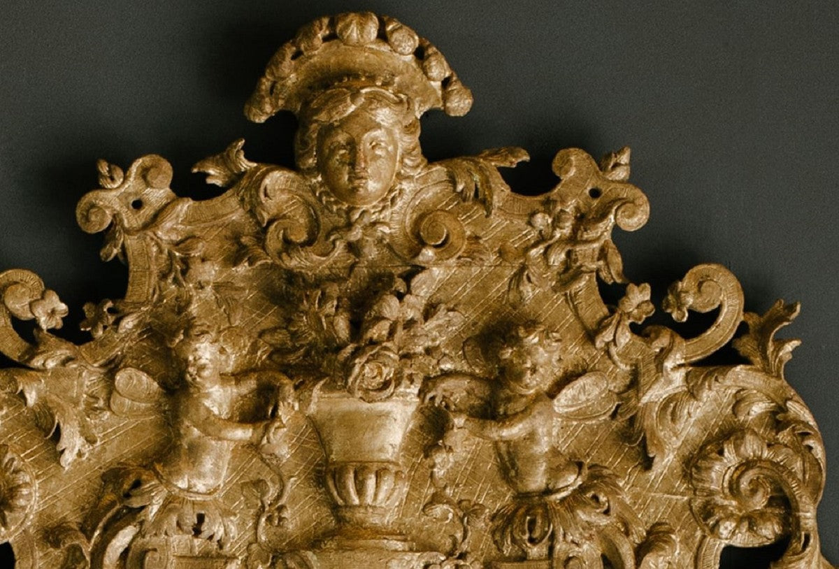 Barock Spiegel Gold 93 x H. 207 cm - Prunkvoller handgefertigter Wandspiegel mit wunderschönen Verzierungen