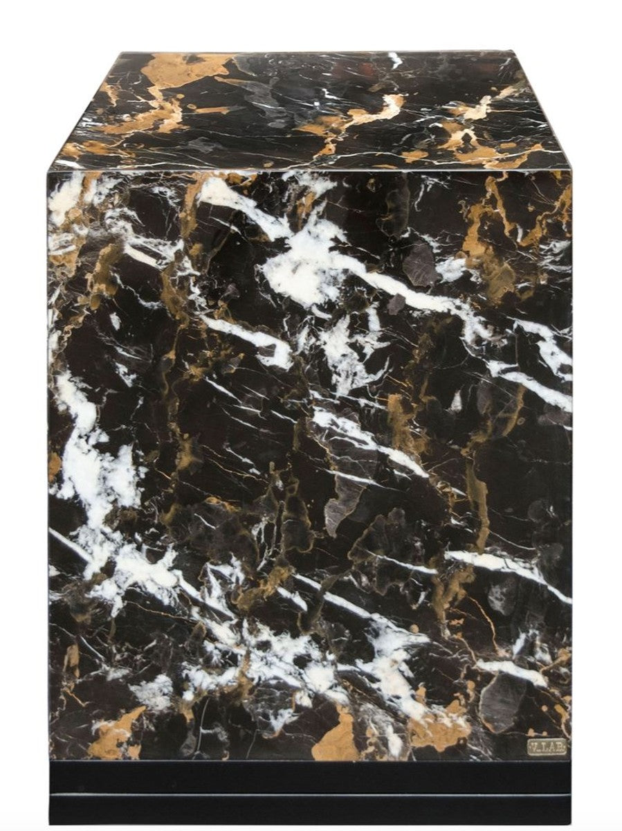 Beistelltisch Schwarz 40 x 40 x H. 50 cm - Luxus Wohnzimmer Deko