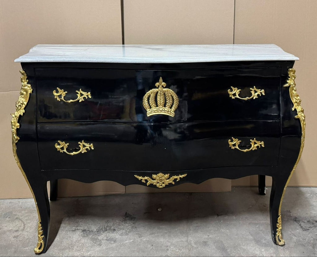 Pompöös by Barock Kommode mit Marmorplatte - designed by Harald Glööckler