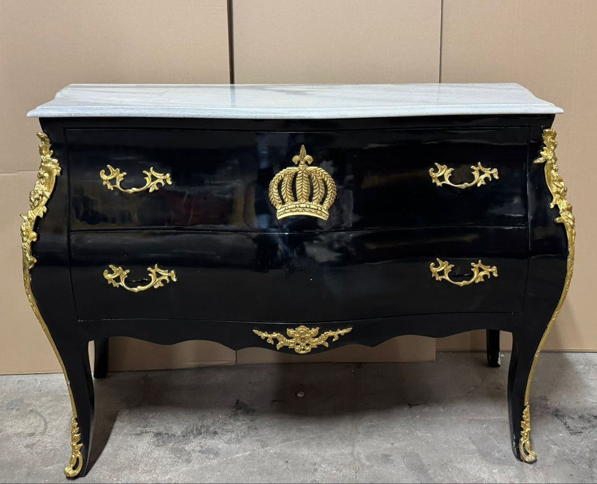 Pompöös by Barock Kommode mit Marmorplatte - designed by Harald Glööckler