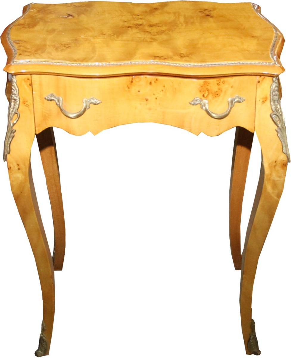 Barock Beistelltisch Modell Mahagoni hellbraun 59 x 73 cm - Barock Telefontisch