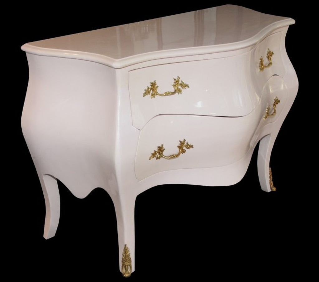 Barock Kommode Rosa / Gold 130 x 87 x 58 cm - Barock Möbel - Limited Edition