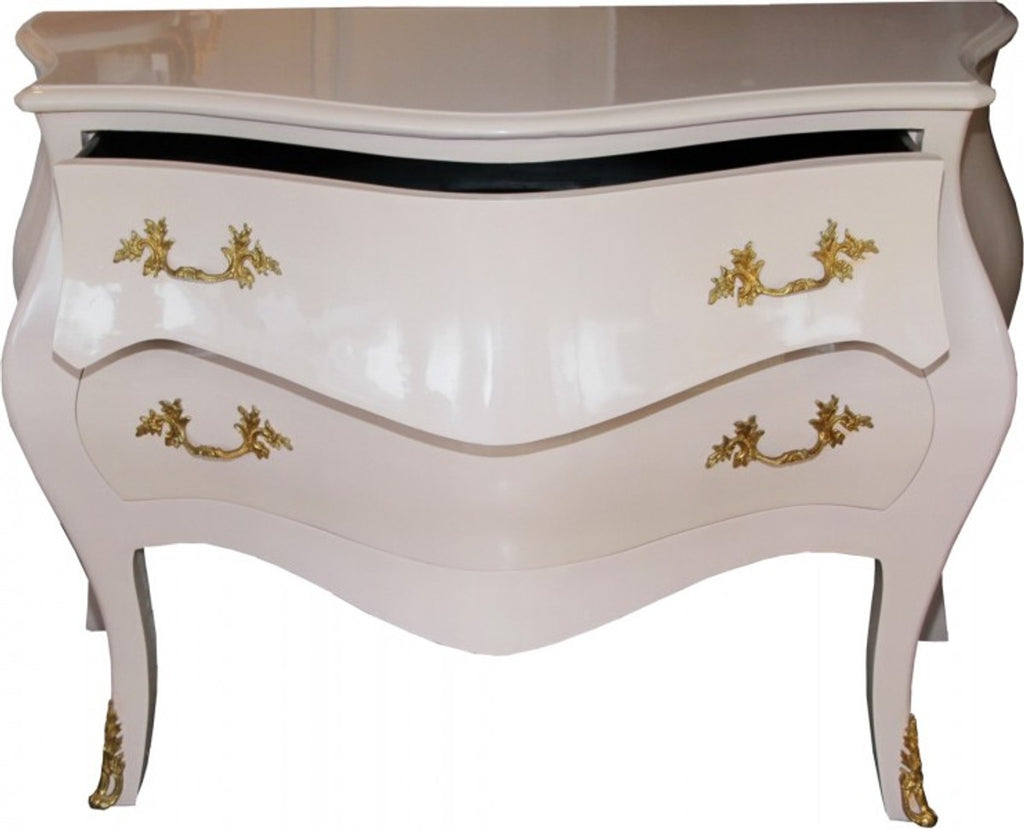 Barock Kommode Rosa / Gold 130 x 87 x 58 cm - Barock Möbel - Limited Edition