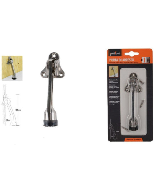 Base de acero de acero Base antideslizante Cerradura de la puerta de la puerta de la puerta 125 mm 91103