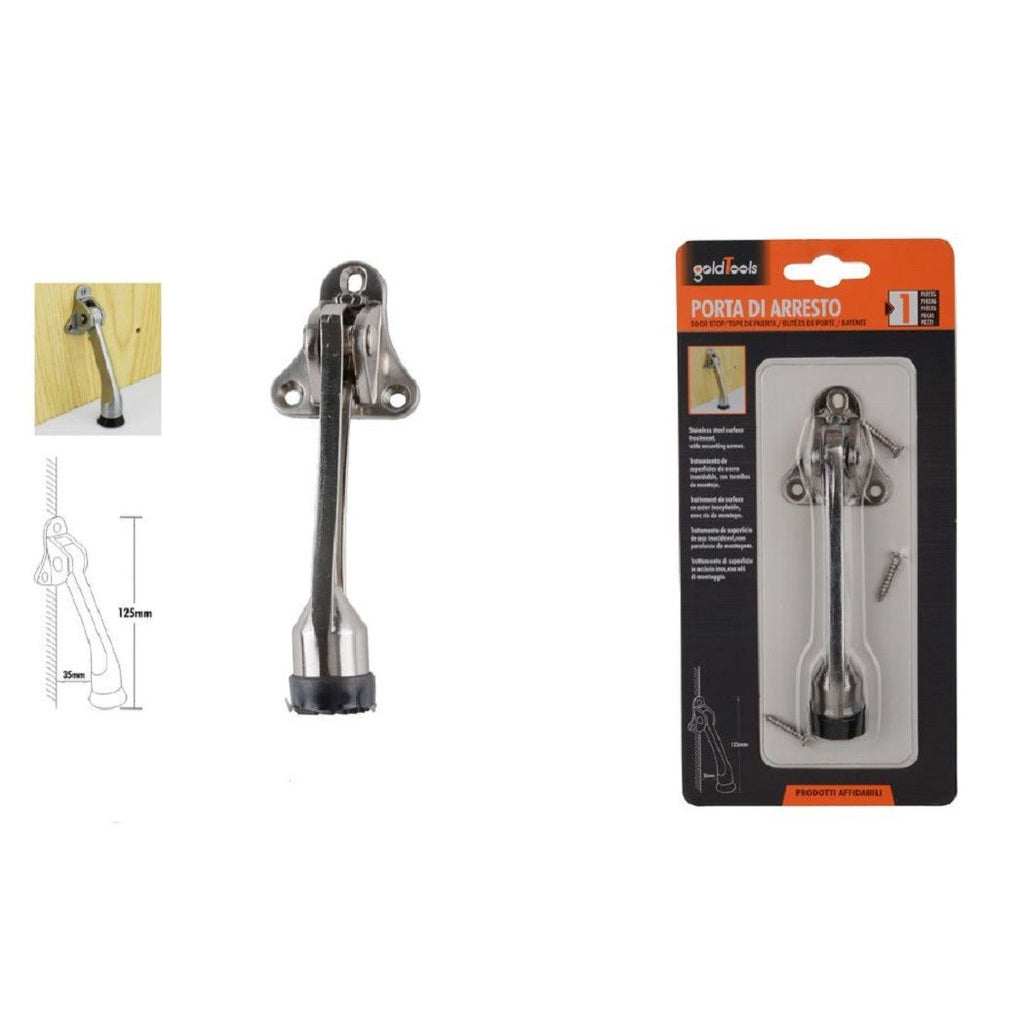 Base de acero de acero Base antideslizante Cerradura de la puerta de la puerta de la puerta 125 mm 91103