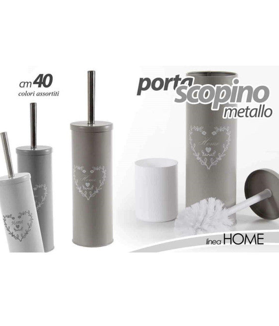 Soporte para soporte de cepillo con inodoro inodoro Aseo de aceite de petróleo plateado 69484