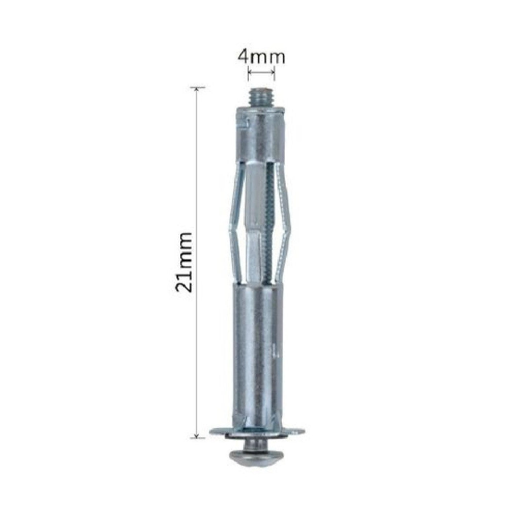 Establecer 5pcs Tornillos de expansión de estilo de metal expandible 5pcs 4 x 21 mm 92847