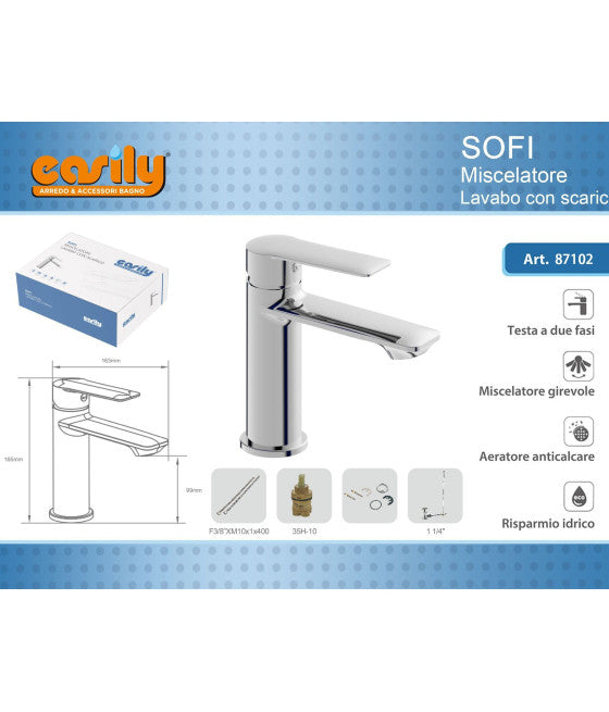 Diseño de una sola palanca Bidet Tap Modern Chrome Design Classic Cube87118