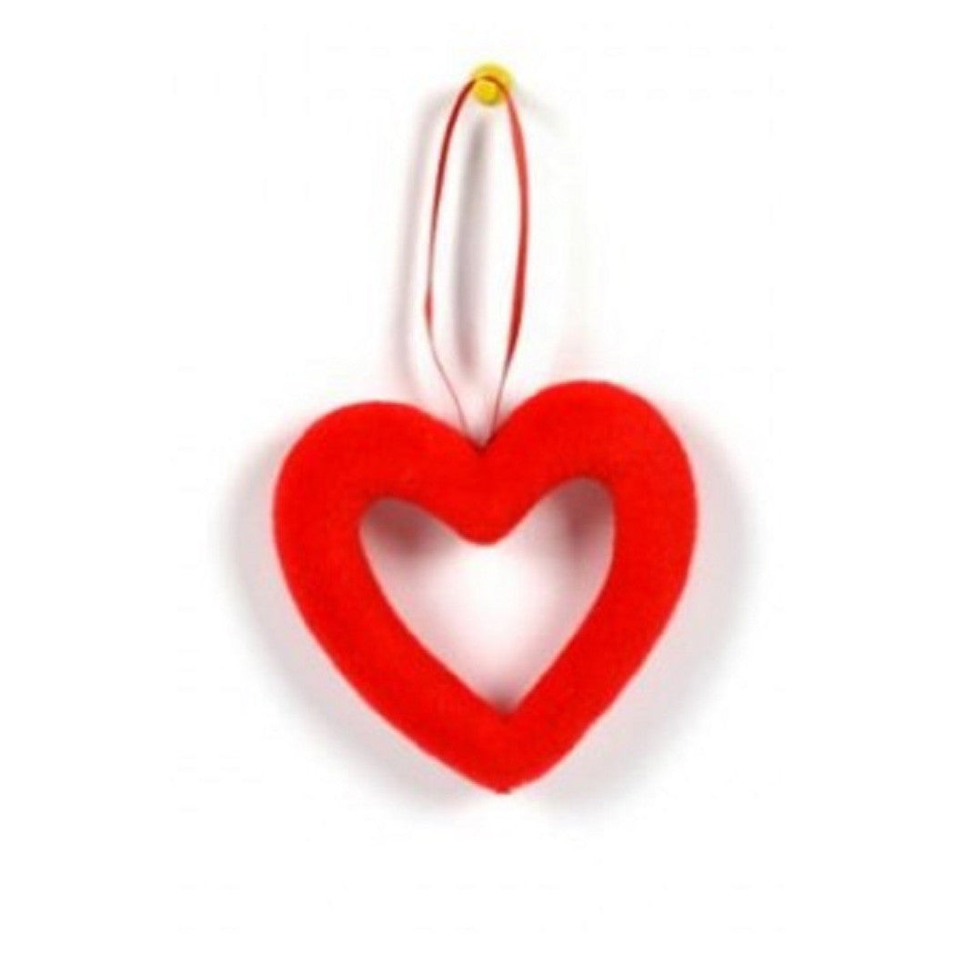 Set de 4pz Perchas en forma de corazones 8cm Idea de regalo de corazón rojo para el día de San Valentín