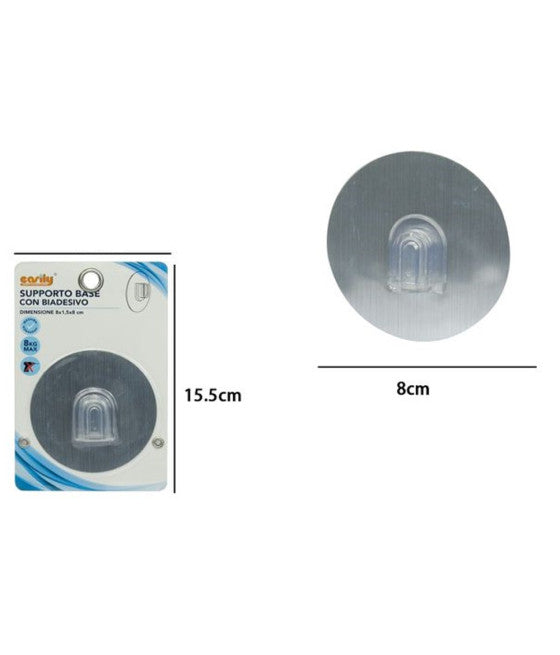 Accesorios de vidrio para soporte de taza Baño 2 agujeros Grey Silver contenedor 79893